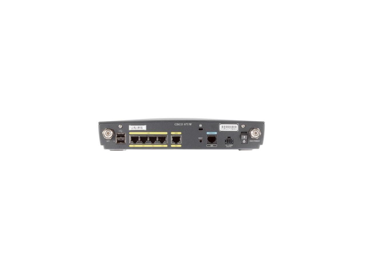 Cisco CISCO871W-G-A-K9 - 871 Ethernet to Ethernet Wireless Router for Small Offices