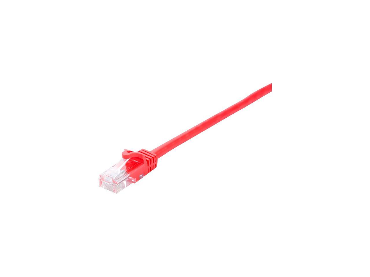 V7 V7CAT5UTP-02M-RED-1N RJ45 - CAT5E Network Cable UTP, 2m, Red