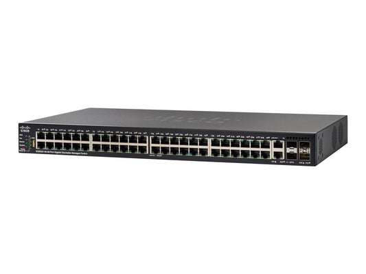 Cisco 550X Series SG550X-48 - Switch - L3 - Managed - 48 x 10/100/1000 + 2 x 10 Gigabit SFP+ (uplink) + 2 x combo 10GBas