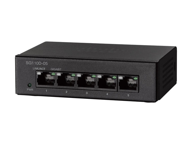 Cisco Small Business SG110D-05 Switch - 5 Ports - Unmanaged