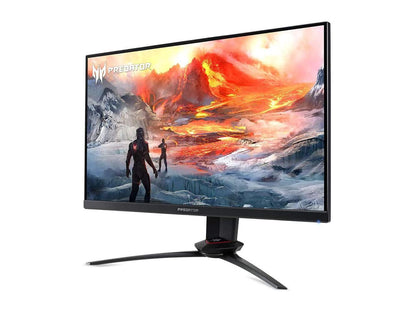 Acer Predator XB273 Xbmiprzx 27" FHD (1920 x 1080) IPS NVIDIA G-SYNC Gaming Monitor with Up to 0.1ms (G to G), 240Hz, 99% sRGB (1 x Display Port & 1 x HDMI Port), Black