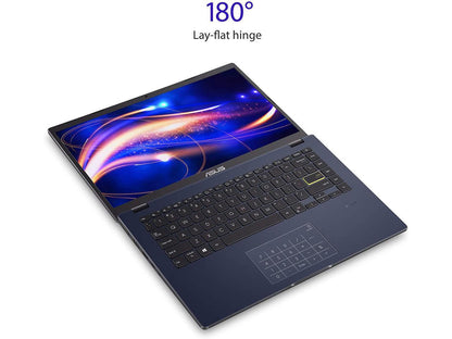 ASUS Laptop L410 Ultra Thin Laptop, 14 FHD Display, Intel Celeron N4020 Processor, 4GB RAM, 128GB Storage, NumberPad, Windows 11 Home in S Mode, 1 Year Microsoft 365, Star Black, L410MA-DS04