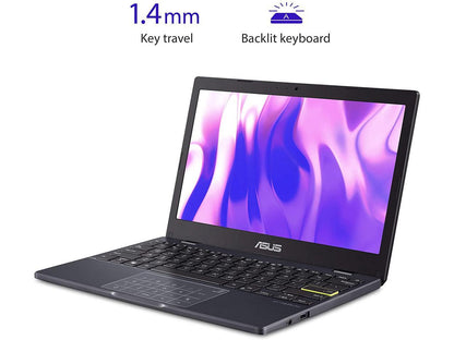 ASUS Vivobook Go 12 L210 11.6 Ultra-Thin Laptop, 2022 Version, Intel Celeron N4020, 4GB RAM, 64GB eMMC, Win 11 Home in S Mode with One Year of Office 365 Personal, L210MA-DS02