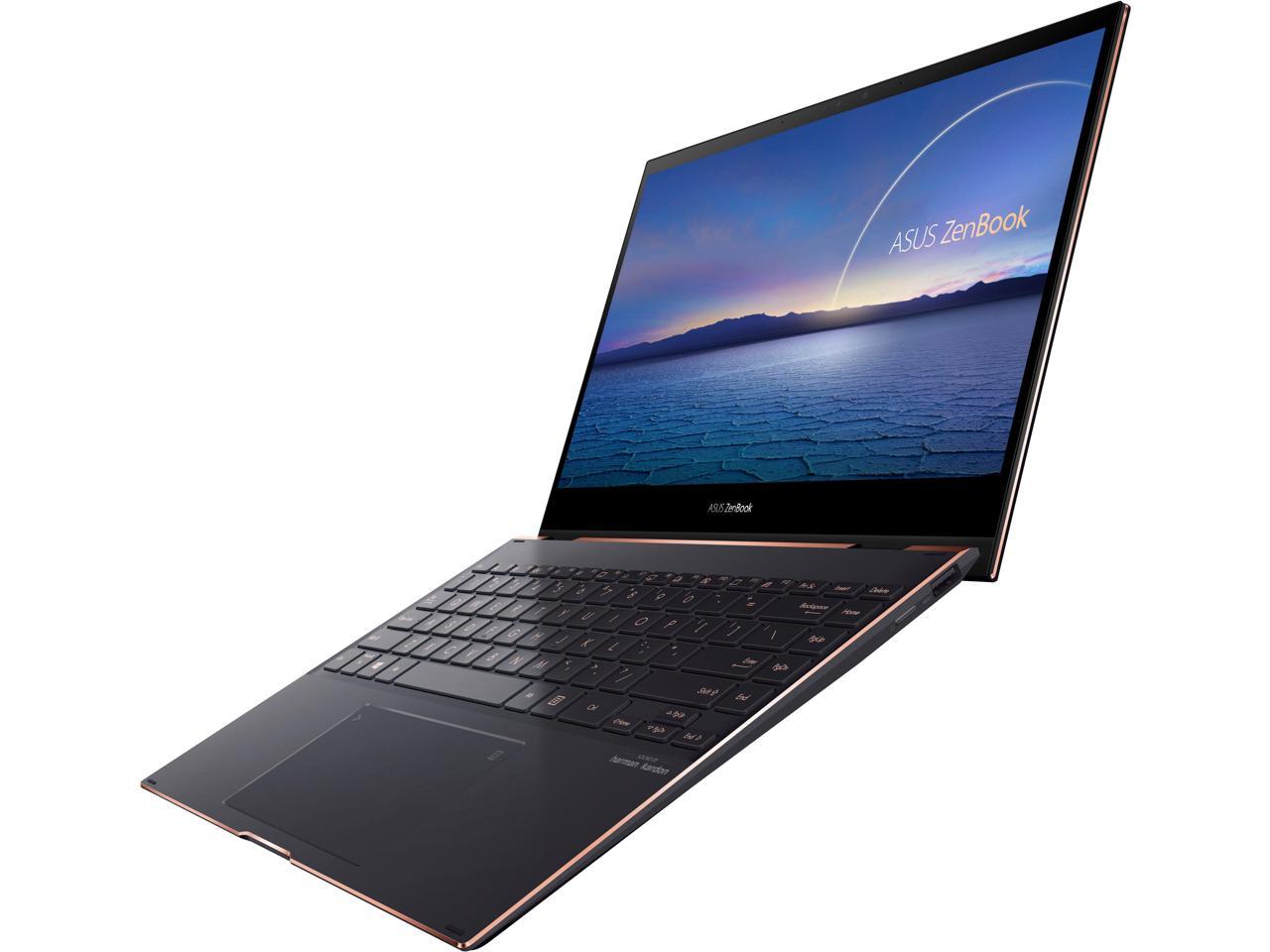 Asus ZenBook Flip S UX371 UX371EA-XH76T 13.3" Touchscreen Convertible Notebook - FHD - Intel Core i7 11th Gen i7-1165G7 - 16GB RAM - 1TB SSD - Jade Black - Windows 11 Pro - Intel Iris Xe Graphics