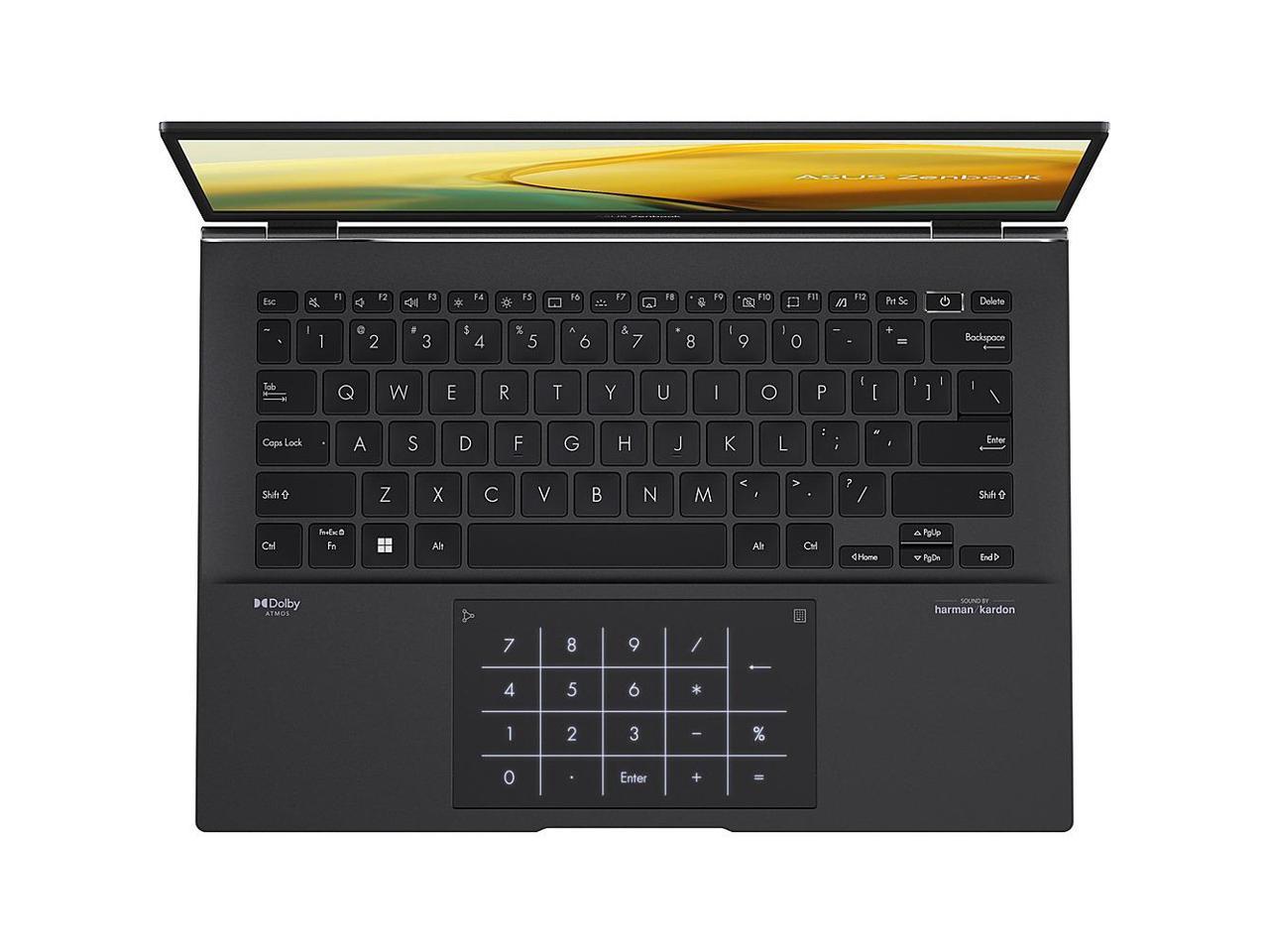 Asus Zenbook 14 OLED UM3402 UM3402YA-DS71 14" Notebook - 2.8K - 2880 x 1800 - AMD Ryzen 7 5825U Octa-core (8 Core) - 8 GB Total RAM - 8 GB On-board Memory - 512 GB SSD - Jade Black