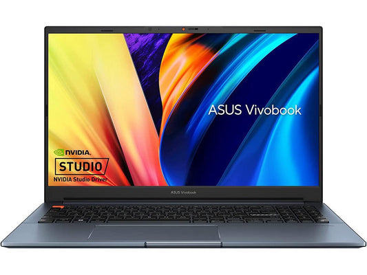 ASUS VivoBook Pro 15 Laptop, 15.6 FHD Display, Intel Core i7-12650H CPU, NVIDIA GeForce RTX 3050 GPU, 16GB RAM, 512GB SSD, Windows 11 Home, Quiet Blue, K6502ZC-DB74