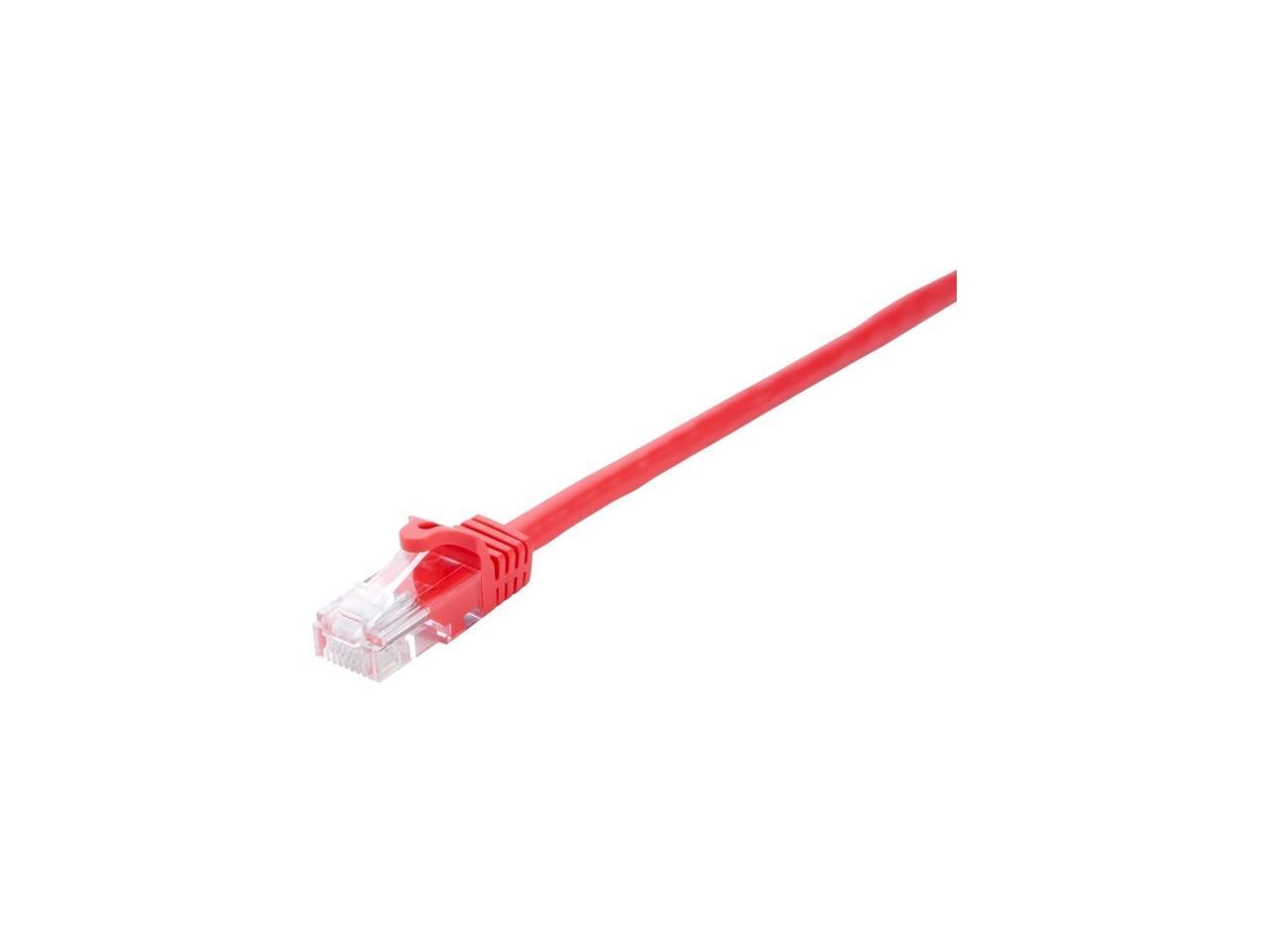 V7 V7CAT5UTP-02M-RED-1N RJ45 - CAT5E Network Cable UTP, 2m, Red
