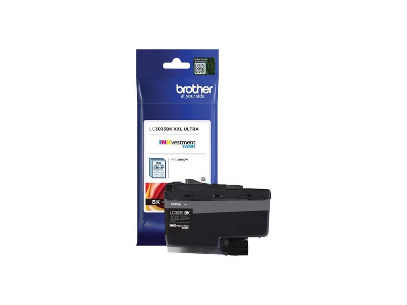 Black Extra High Yield Ink Cartridge for Brother LC3035BK MFC-J805DW, MFC-J815DW XL, MFC-J995DW, MFC-J995DW XL, Genuine Brother Brand