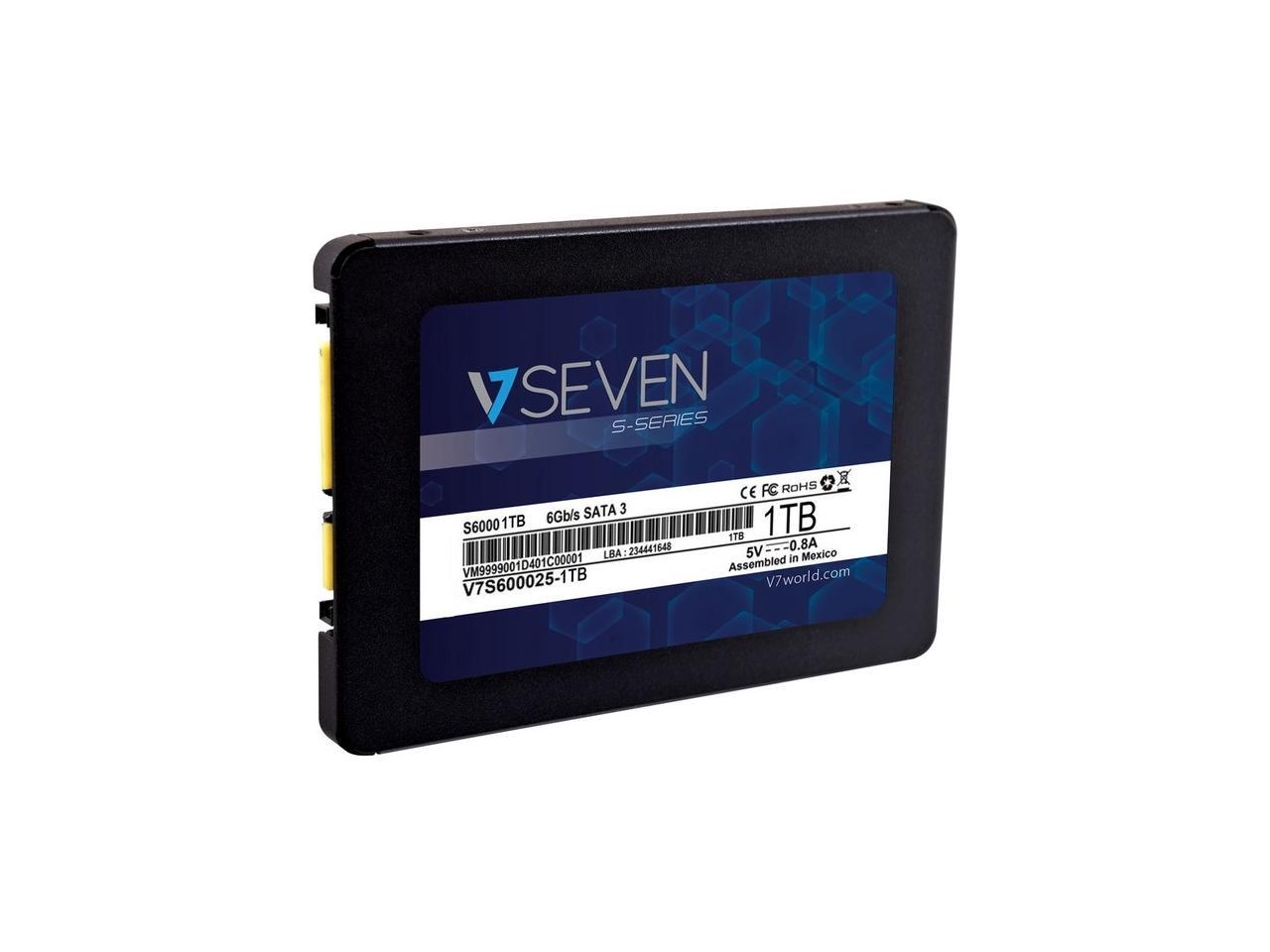 V7 S V7s600025-1000 1 Tb Solid State Drive - 2.5" Internal - Sata (Sata/600) - Taa Compliant