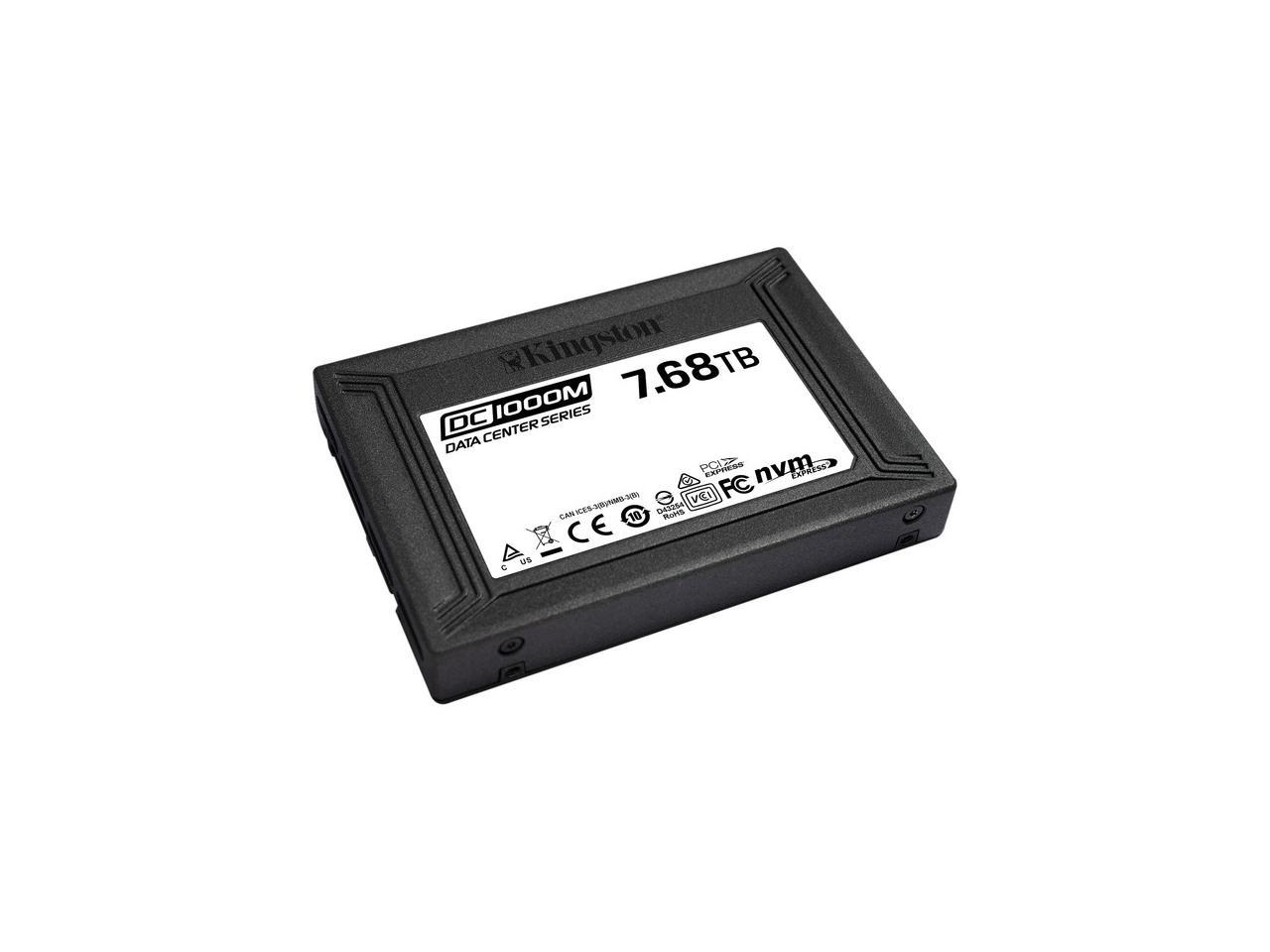 Kingston DC10000M 7.68TB U.2 NVME 3D NAND Solid State Drive SEDC1000M/7680G