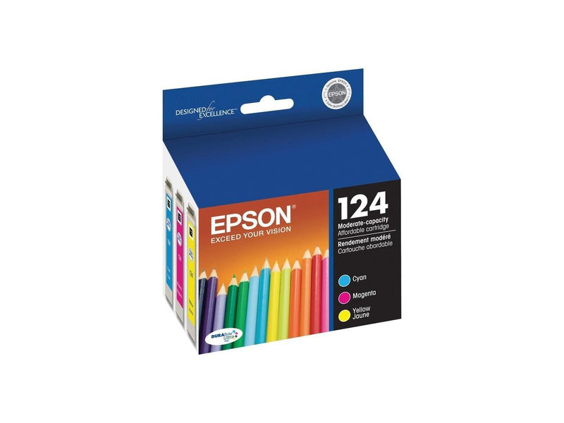 EPSON T124520 124 Moderate-Capacity Ink Cartridge Multi-Pack Color