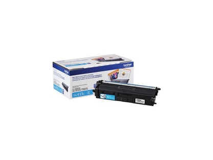Brother International - TN433C - Brother TN433C Toner Cartridge - Cyan - Laser - High Yield - 4000 Pages - 1 Each