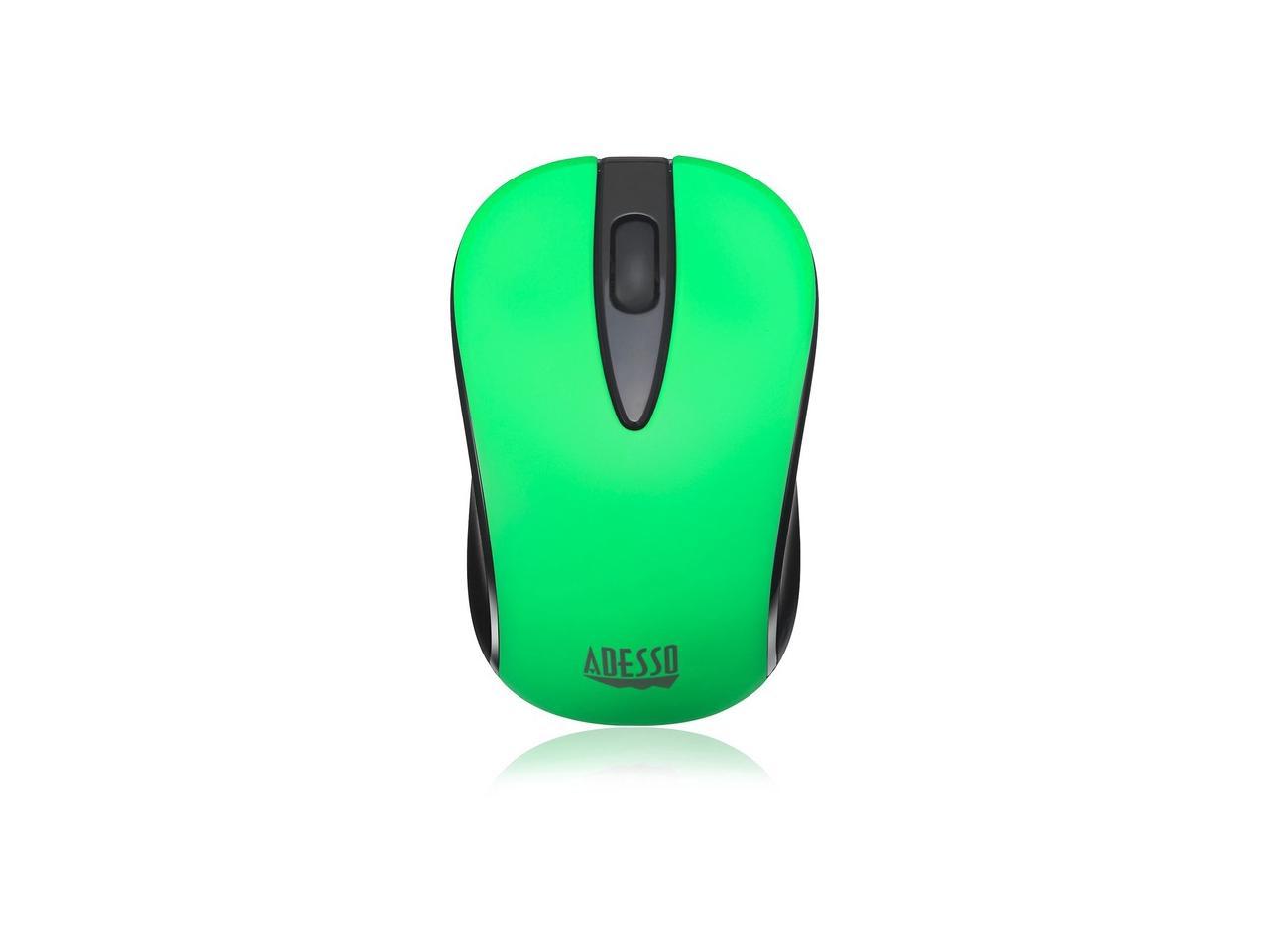 ADESSO IMOUSES70G ADESSO GREEN NEON COLOR 2.4GHZ WIRELESS OPTICAL MINI MOUSE