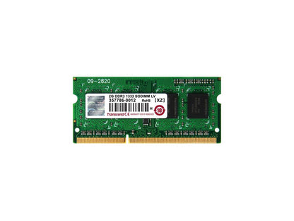 2GB DDR3L 1333 SO-DIMM CL9 1RX8