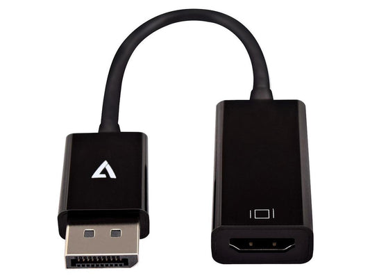 V7 Displayport to HDMI Adapter Black Slim