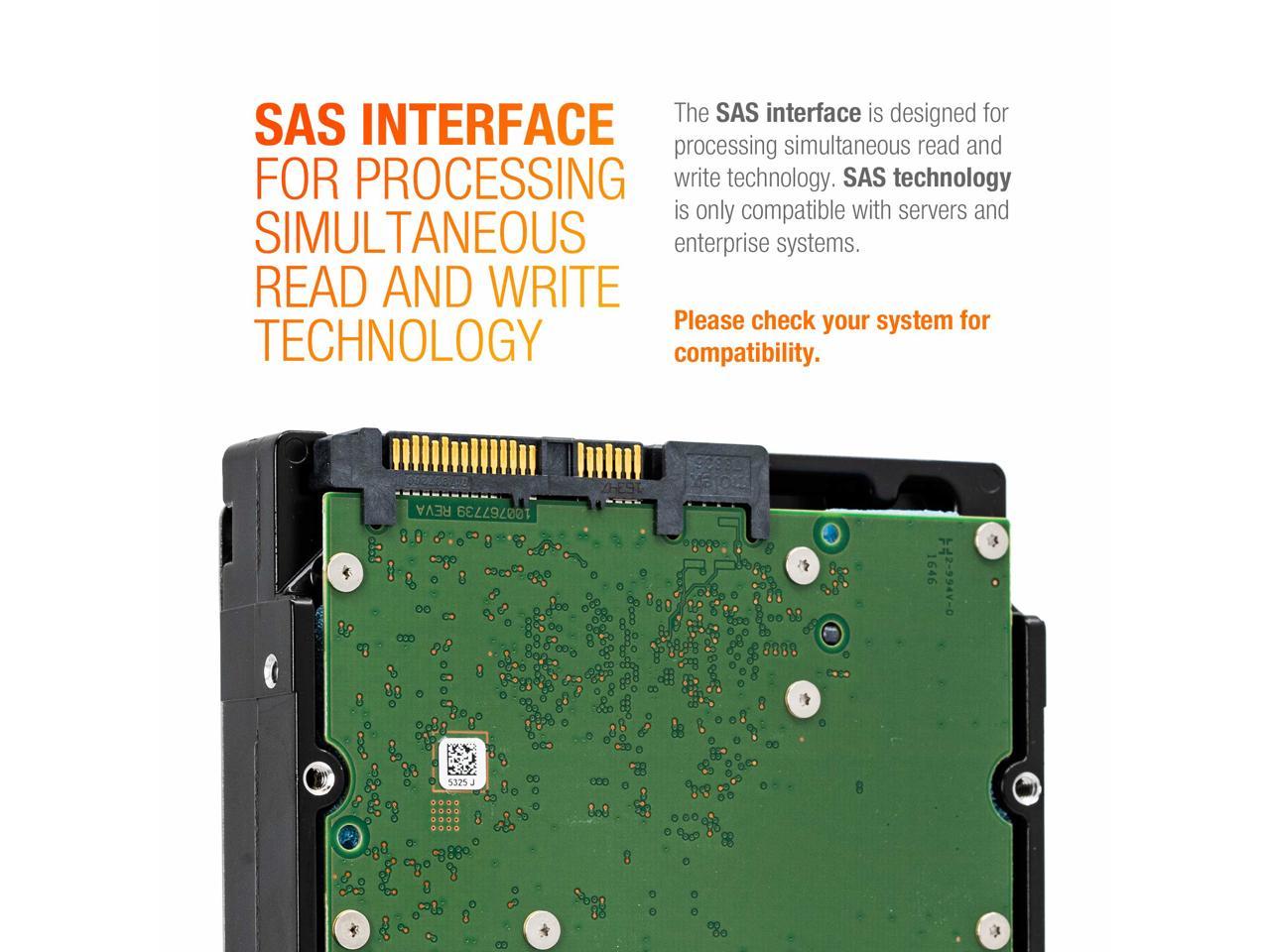 Seagate Enterprise Capacity 3.5'' HDD 4TB 7200 RPM 4Kn SAS 12Gb/s 128MB Cache Internal Hard Drive ST4000NM0095