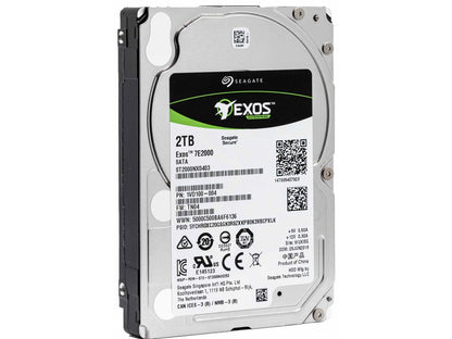 Seagate Exos 7E2000 ST2000NX0403 2TB 512n SATA 6Gb/s 7200RPM 2.5-Inch Enterprise HDD (ST2000NX0403)