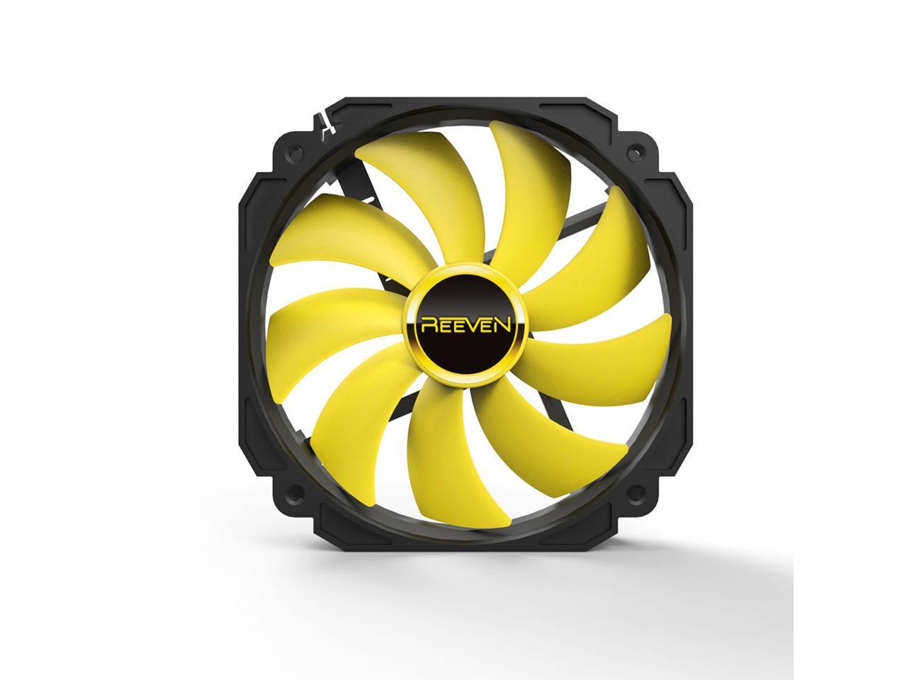 Reeven Coldwing14 High Airflow 140mm Case/CPU Heatsink Fan, 800rpm/3pin Connector