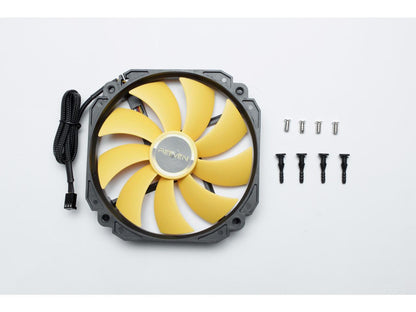 Reeven Coldwing14 High Airflow 140mm Case/CPU Heatsink Fan, 800rpm/3pin Connector