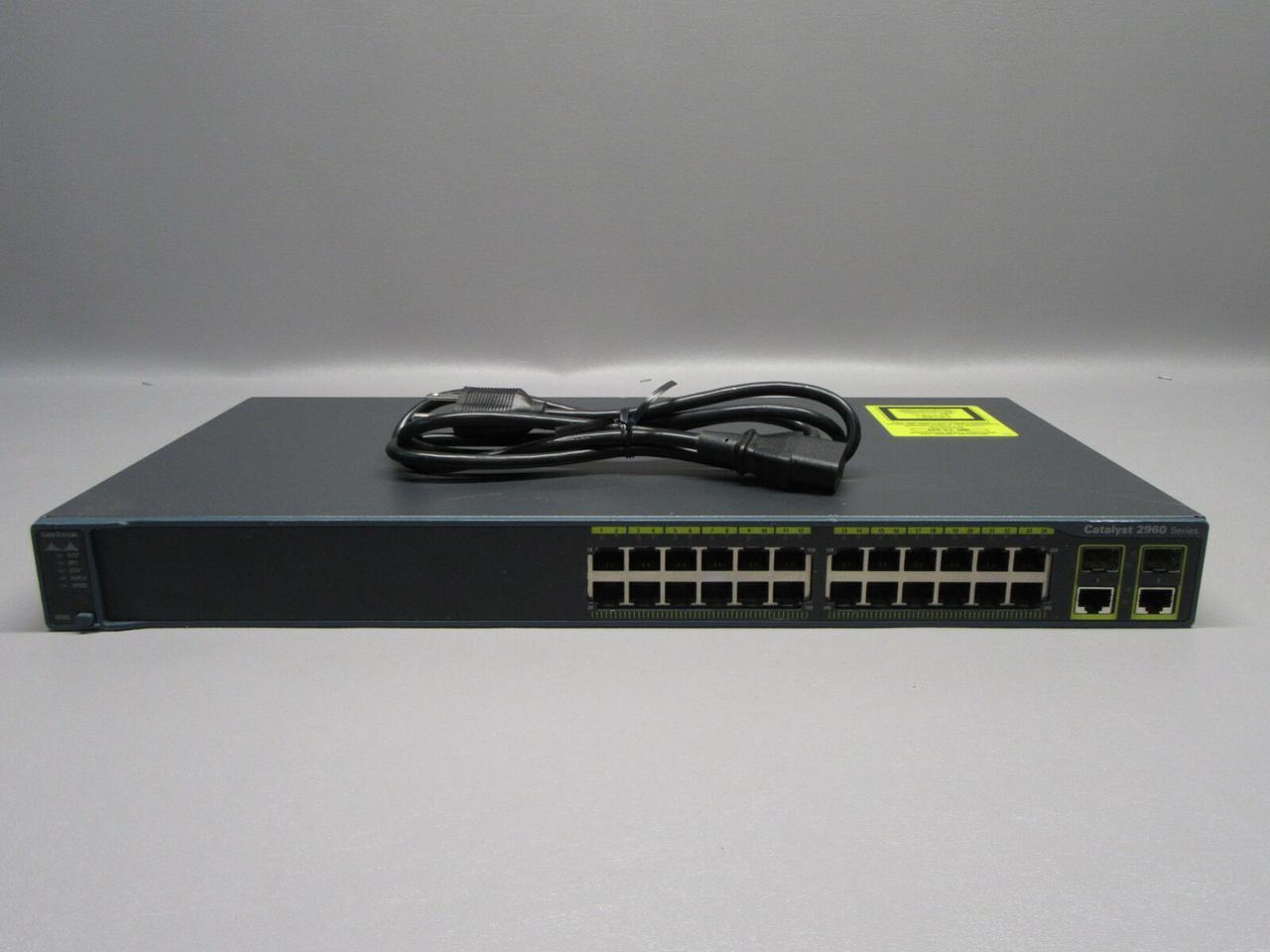 Cisco Catalyst 2960 Series 24-Port 10/100 Ethernet Switch WS-C2960-24TC-L V05