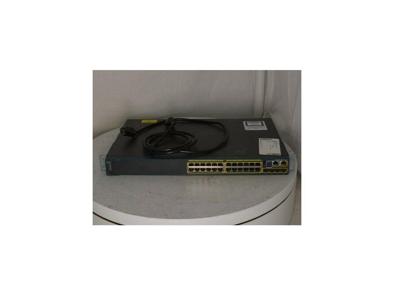 Cisco Catalyst 2960-S WS-C2960S-24PS-L V03 24-Port PoE Network Switch