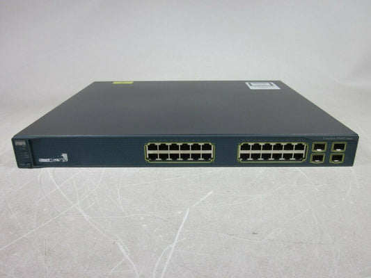 Cisco 3560G Series WS-C3560G-24TS-S 24 Port Gigabit Switch No Status Light