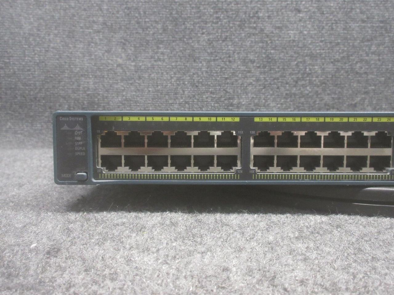 Cisco 2960 Series Catalyst WS-C2960-48TC-L V05 48-Port W/ Rack Mount *Tested*