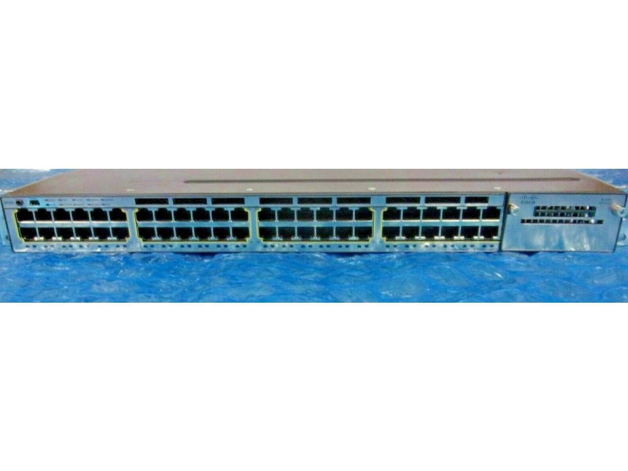 Cisco Anatel TNY-WS3750X-3560X 48 Port Gigabit POE Network Switch