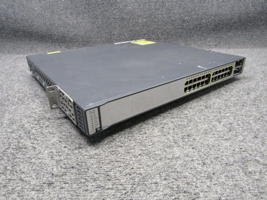 Cisco Catalyst 3750-E Series PoE-24 Ethernet Network Switch WS-C3750E-24PD-S V03