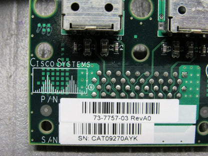 Cisco 73-7757-03 Catalyst 2960 Server Switch Dual Ports.