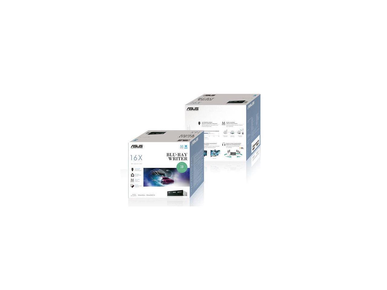 Asus Internal Blu-Ray Writer 16x Write Speed BDXL - 90DD0200-B20010
