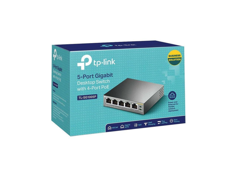 TP-LINK 5-Port Gigabit Desktop Switch with 4-Port PoE