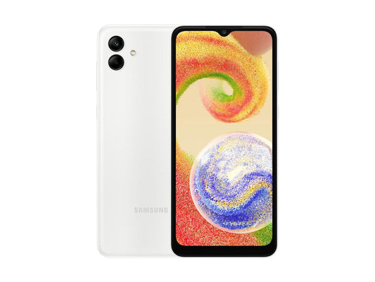 Samsung Galaxy A04 A045M 128GB Dual SIM GSM Unlocked Android Smartphone (Latin America Variant) - White