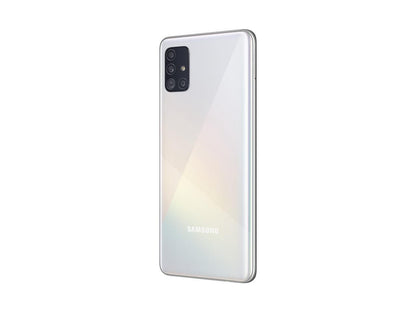 Samsung Galaxy A51 A515U 128GB GSM/CDMA Unlocked Phone w/ Quad Camera 48 MP + 12 MP + 5 MP + 5 MP - Prism Crush White