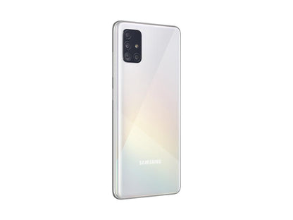 Samsung Galaxy A51 A515U 128GB GSM/CDMA Unlocked Phone w/ Quad Camera 48 MP + 12 MP + 5 MP + 5 MP - Prism Crush White