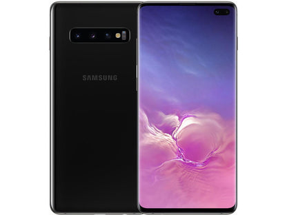 Samsung Galaxy S10+ G975 128GB Unlocked GSM LTE Phone with Triple 12 MP + 12 MP + 16 MP Rear Camera - Prism Black (International Version)