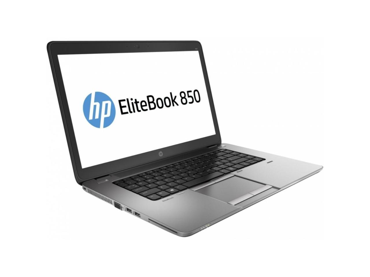 HP EliteBook 850 G1 15.6-in Laptop - Intel Core i5 4300U 4th Gen 1.90 GHz 16GB 512GB SSD Windows 10 Pro 64-Bit - Webcam