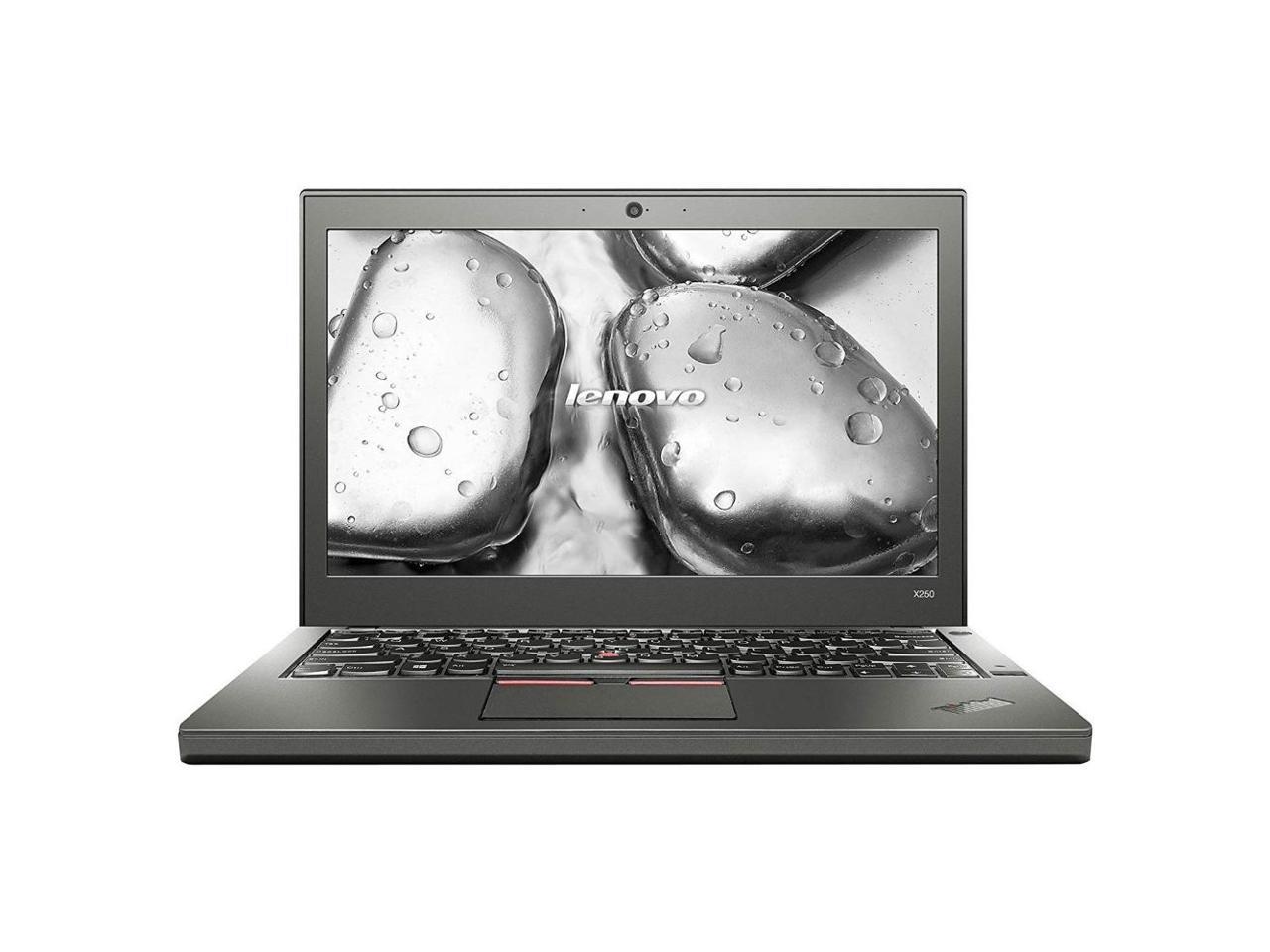 Lenovo ThinkPad X250 12.5-in Laptop - Intel Core i7 5600U 5th Gen 2.60 GHz 8GB 256GB SSD Windows 10 Pro 64-Bit - Webcam