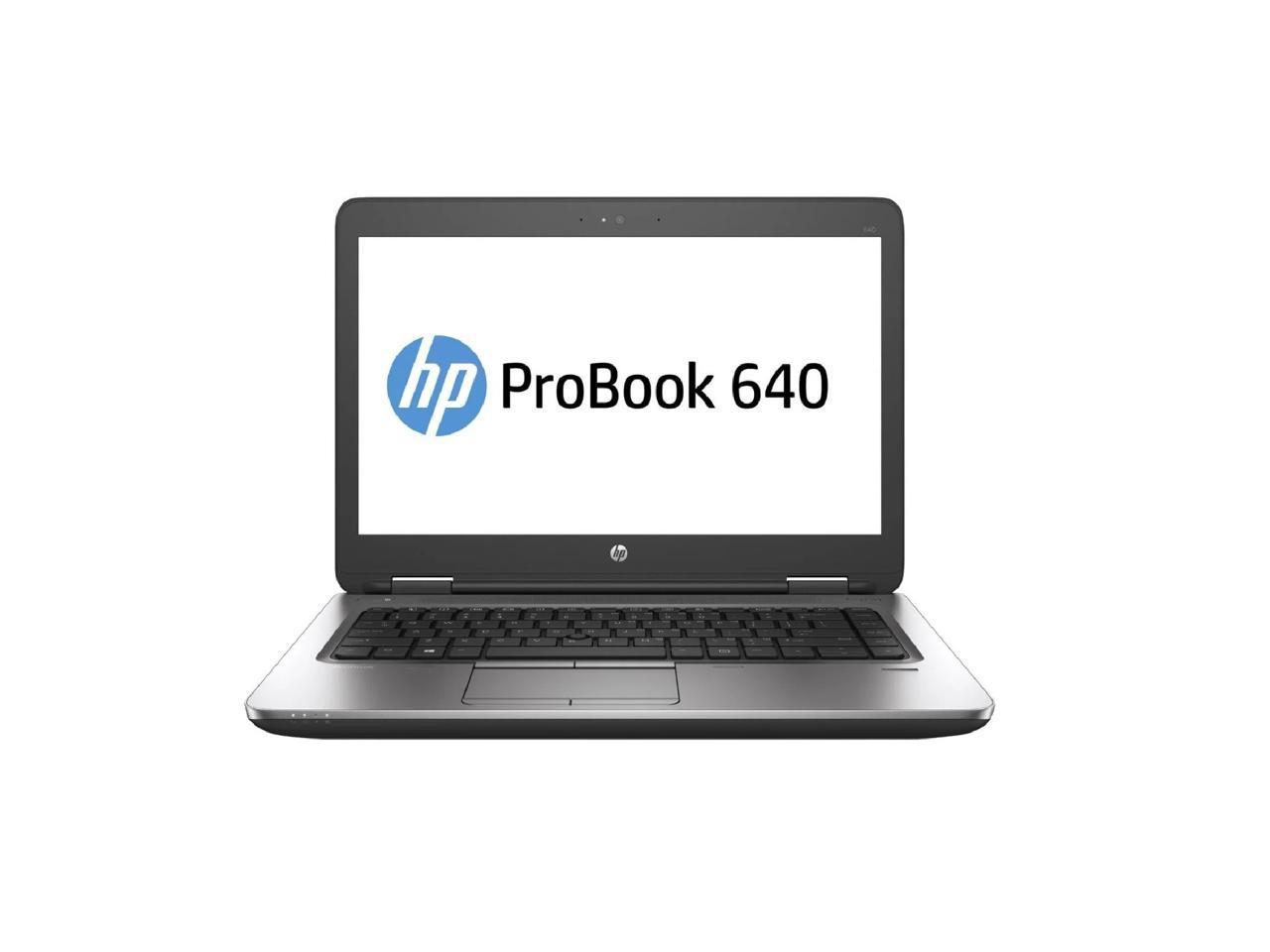 HP ProBook 640 G2 14.0-in Laptop - Intel Core i5 6200U 6th Gen 2.30 GHz 8GB 256GB SSD DVD-RW Windows 10 Pro 64-Bit - Webcam, Touchscreen