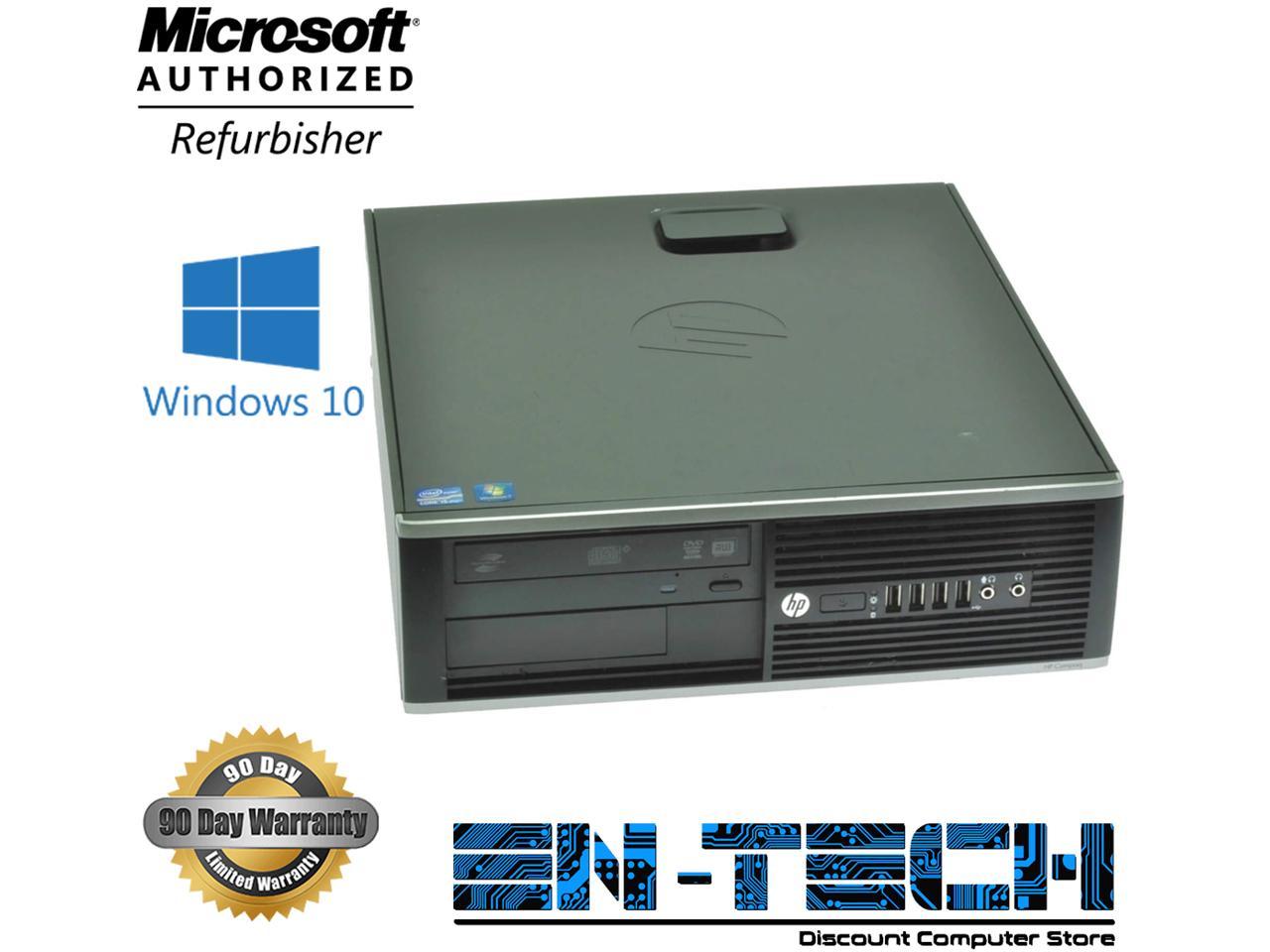 HP Compaq 8200 Elite SFF PC - Intel Core i5 2400 2nd Gen 3.1 GHz 16GB 512GB SSD DVD-RW Windows 10 Pro 64-Bit