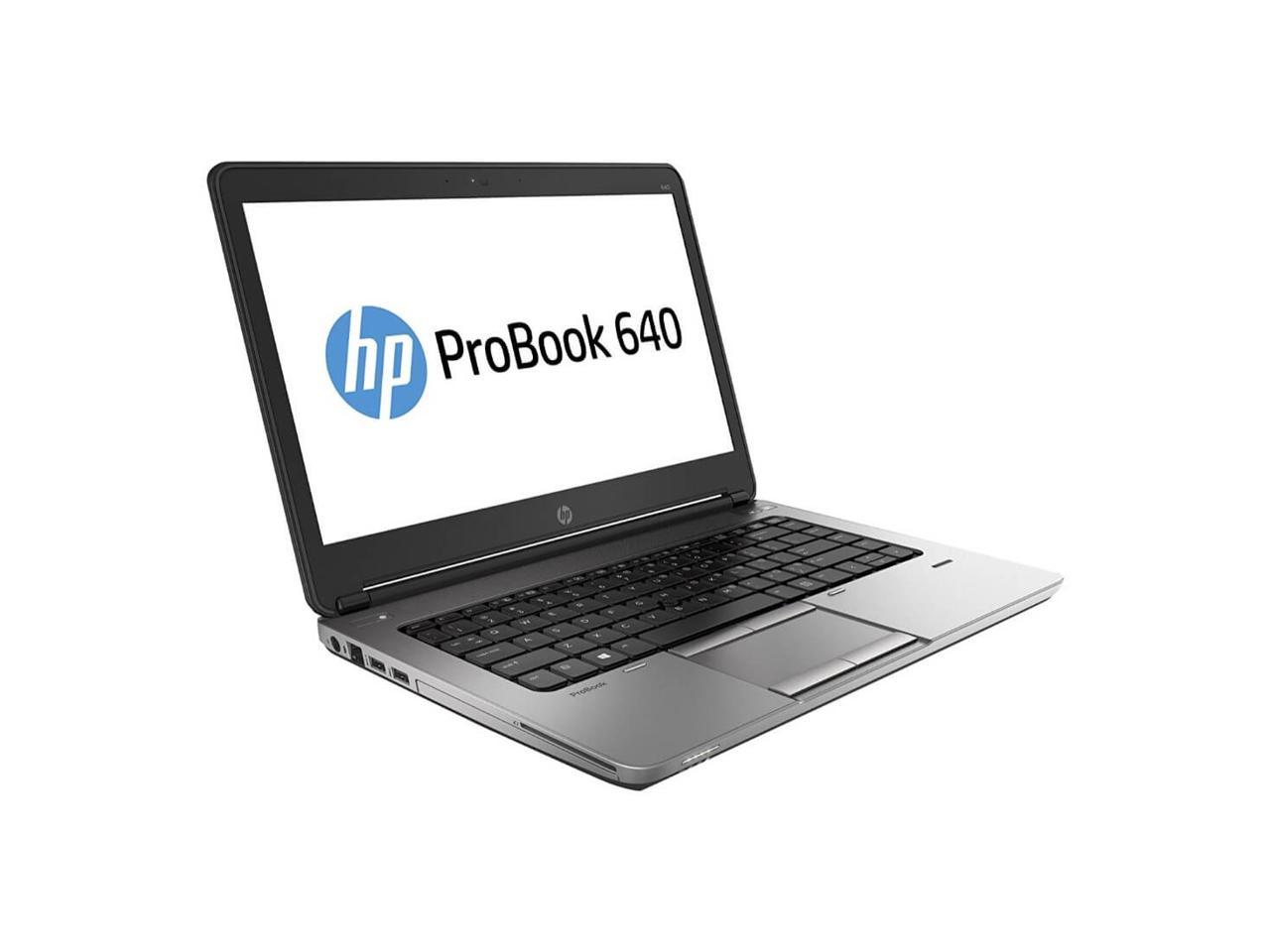 HP Probook 640 G1 14.0 in Laptop - Intel Core i5 4300M 4th Gen 2.6 GHz 8GB 1TB HDD Windows 10 Home 64-Bit - Webcam