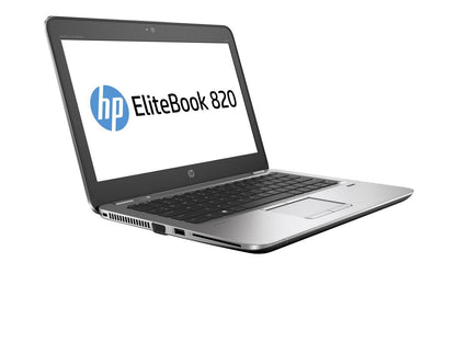 HP Elitebook 820 G3 12.5" Laptop - Intel Core i5 6300U 6th Gen 2.4 GHz 8GB 180GB SSD Windows 10 Pro 64-Bit - Webcam