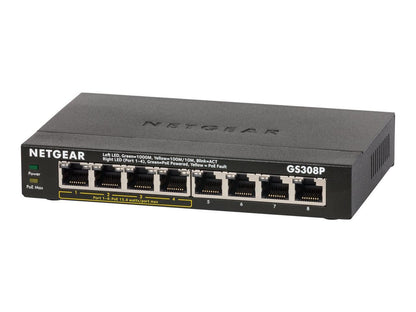 NET-GS308P-100NAS8-Port Gigabit Ethernet Switch 4 POE