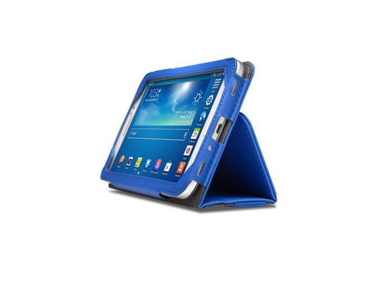 Blue Portafolio Case For Samsung Galaxy Tab 3 7.0