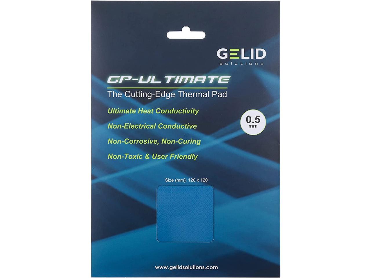 Gelid Solutions Ultimate GP-Ultimate-Thermal Pad 120x120x0.5mm. Excellent Heat Conduction, Ideal Gap Filler - 1 Pack Model TP-GP04-S-A