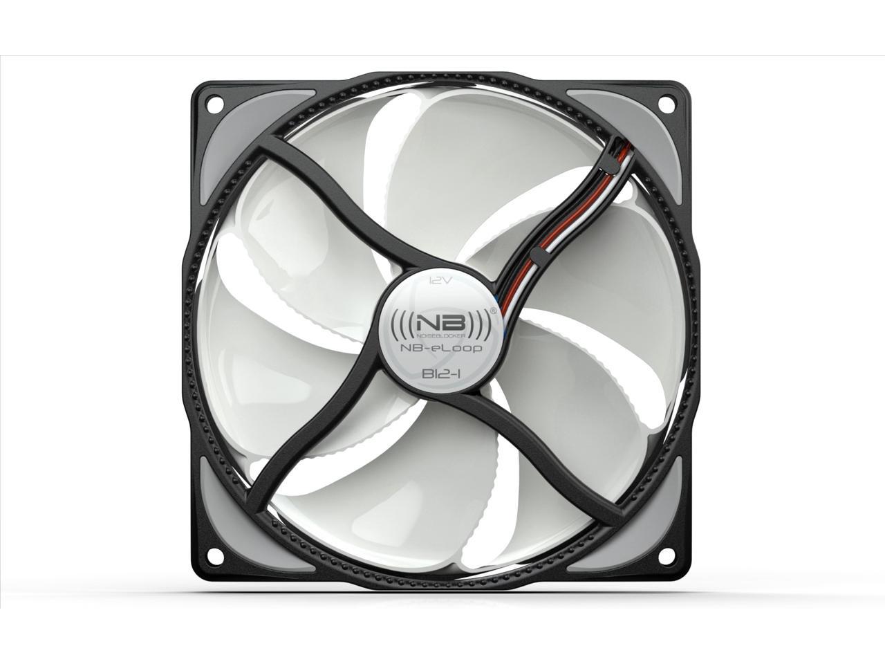 Noiseblocker NB-eLoop B12-1 120mm Bionic Loop Fan, 800RPM, 33.73CFM, 7.83dBA