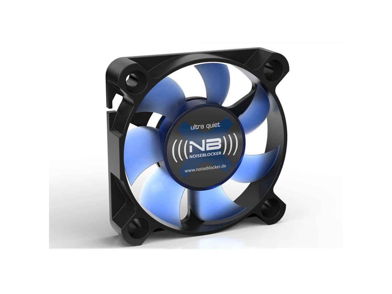 Noiseblocker NB-BlackSilent Fan XS-1 50mm x 10mm Ultra Silent Fan, 3000rpm, 3 pin, 16 dBA, 6.77 CFM