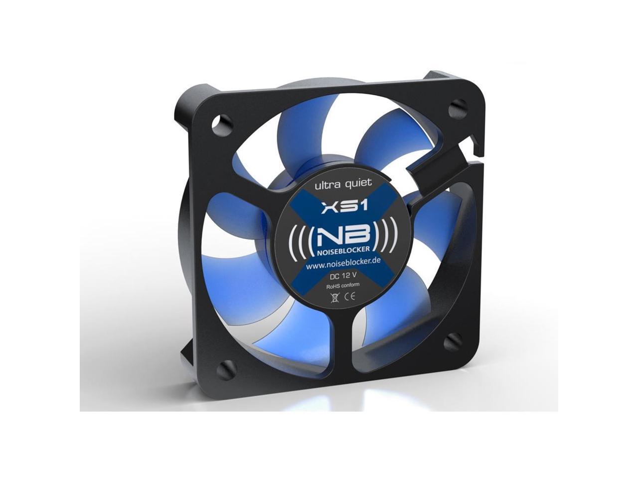 Noiseblocker NB-BlackSilent Fan XS-1 50mm x 10mm Ultra Silent Fan, 3000rpm, 3 pin, 16 dBA, 6.77 CFM