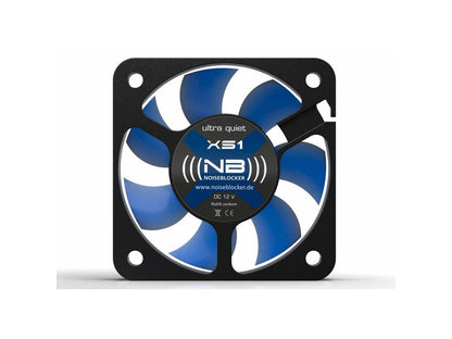 Noiseblocker NB-BlackSilent Fan XS-1 50mm x 10mm Ultra Silent Fan, 3000rpm, 3 pin, 16 dBA, 6.77 CFM