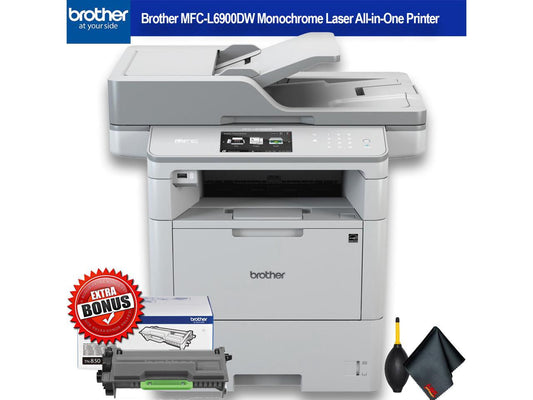 Brother Monochrome Laser All-in-One Printer Extra Bundle